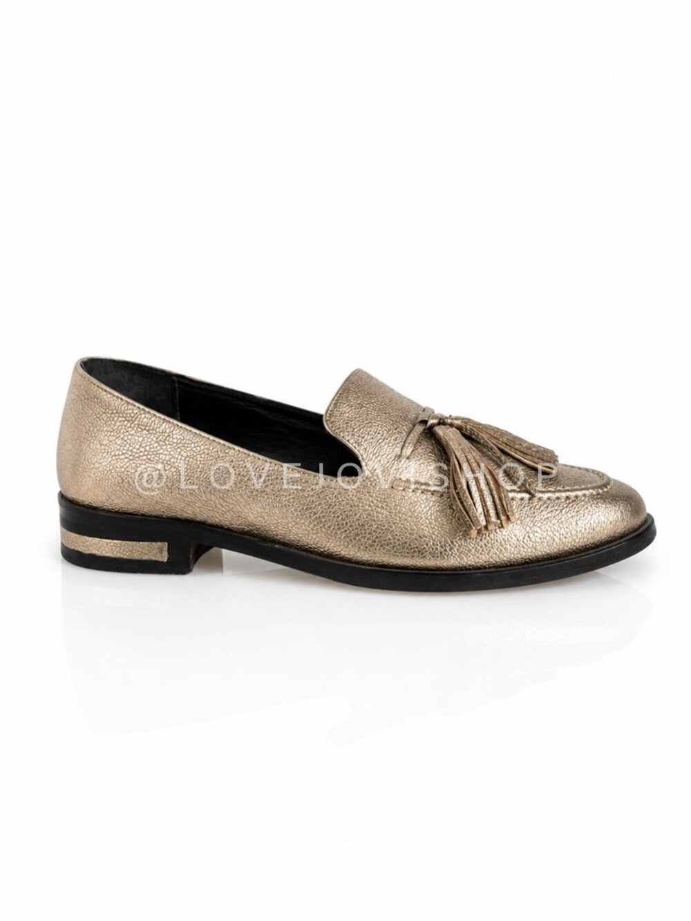 Shoes | Slip-On Oxford | Freda Salvador Metallic Tassel Oxford | Academia | Sz 8